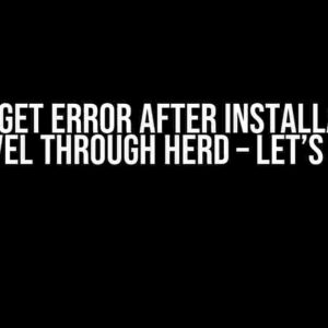 Oh No! I Get Error After Installation of Laravel Through HERD – Let’s Fix It!